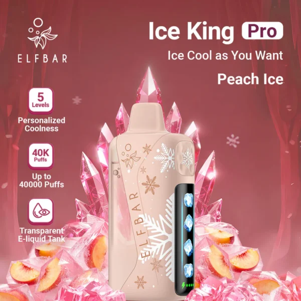 kingpro5 Elfbar Ice King pro 40k puffs