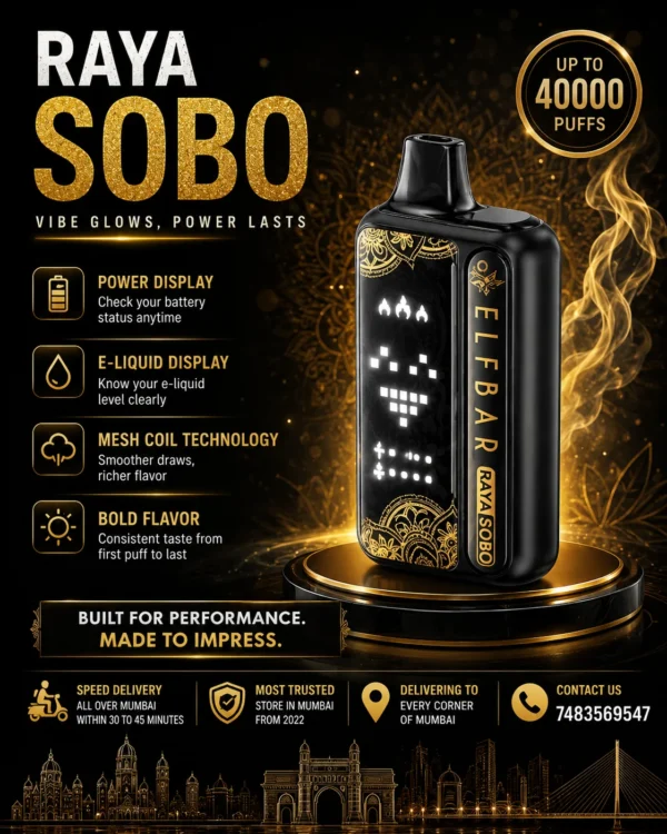 elfbar raya sobo 40k Raya Sobo 40000 Puffs